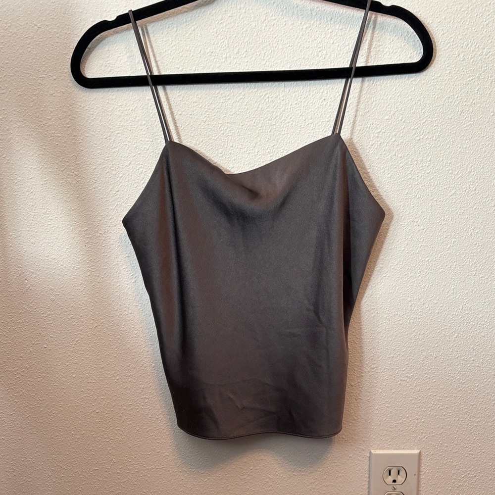 Alice and Olivia Grey Tank
